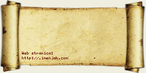 Jana Trivalić vizit kartica